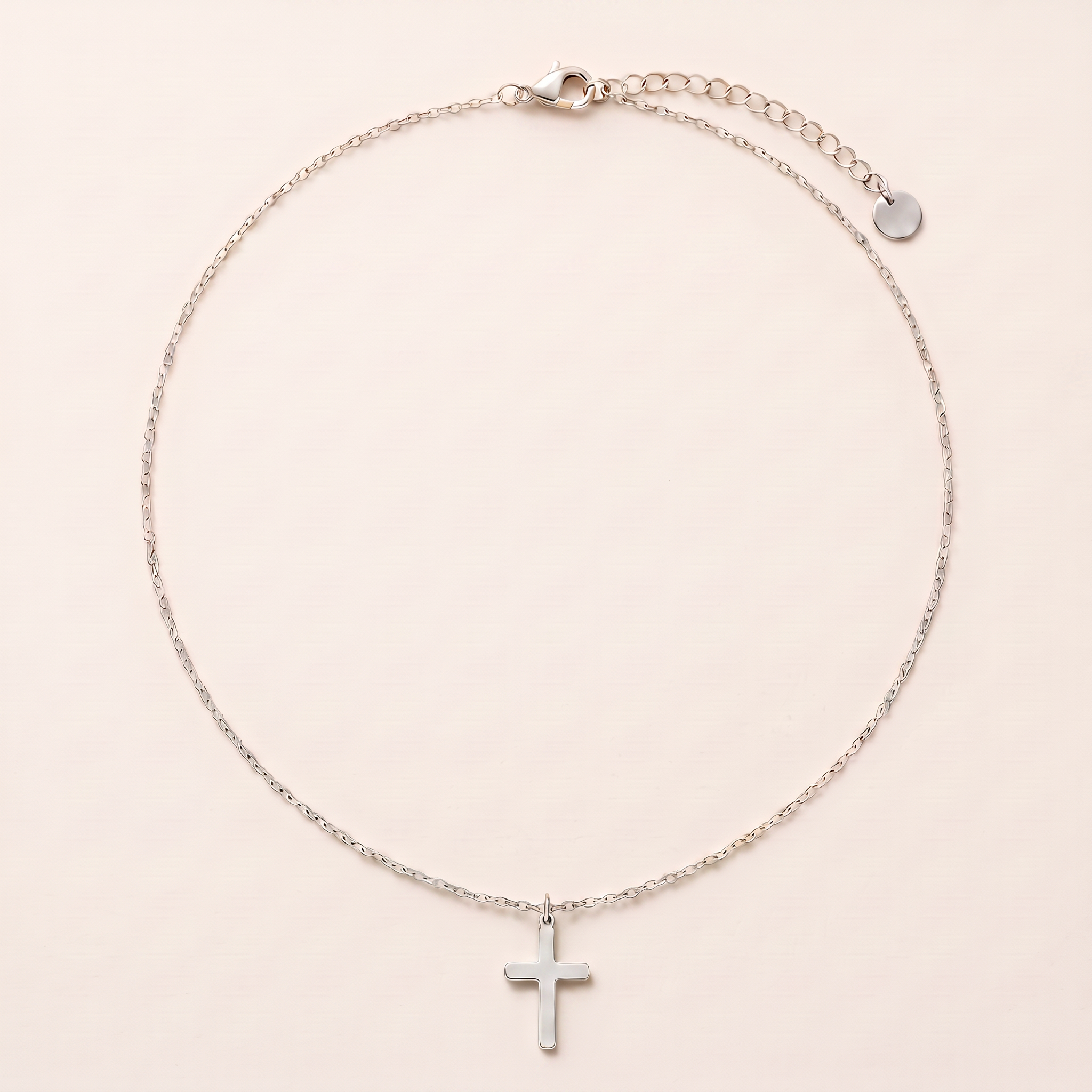 18K Gold Cross Pendant